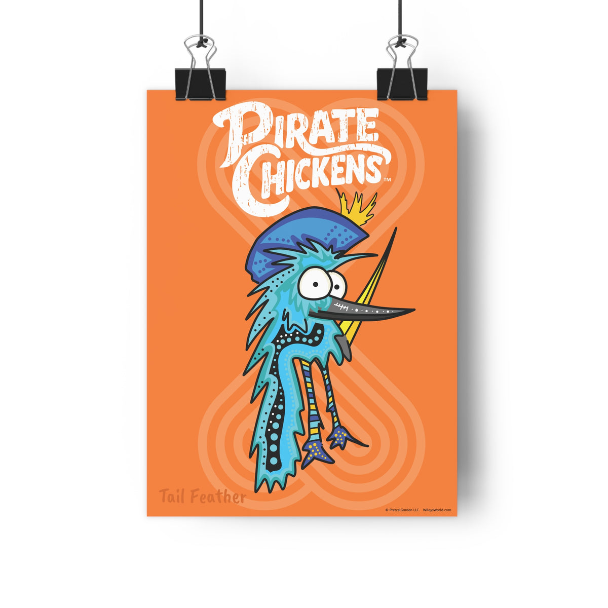 Tail Feather - Pirate Chicken Poster