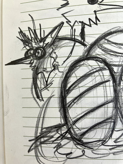 Baby Pirate Chickens Hatching From Eggs  - ORIGINAL SKETCH 1/1