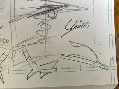 Pirate Chicken Trap - ORIGINAL SKETCH 1/1