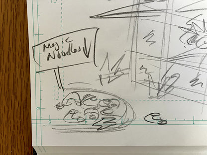 Pirate Chicken Trap - ORIGINAL SKETCH 1/1