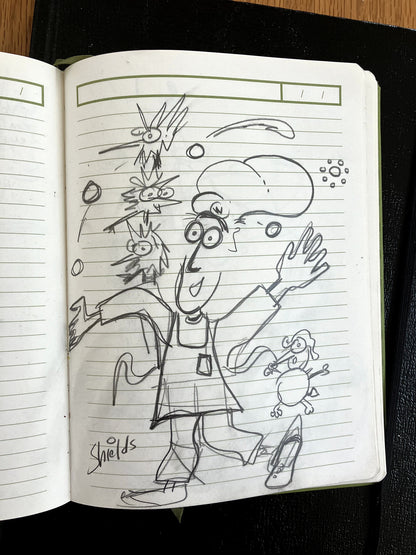 Wiley Juggles Eggs - Original Sketch 1/1